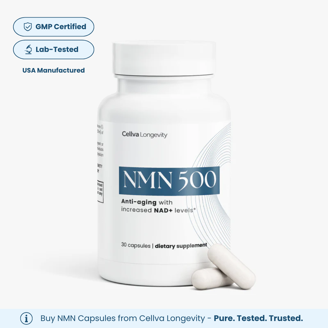 Pure NMN capsules Cellva Longevity