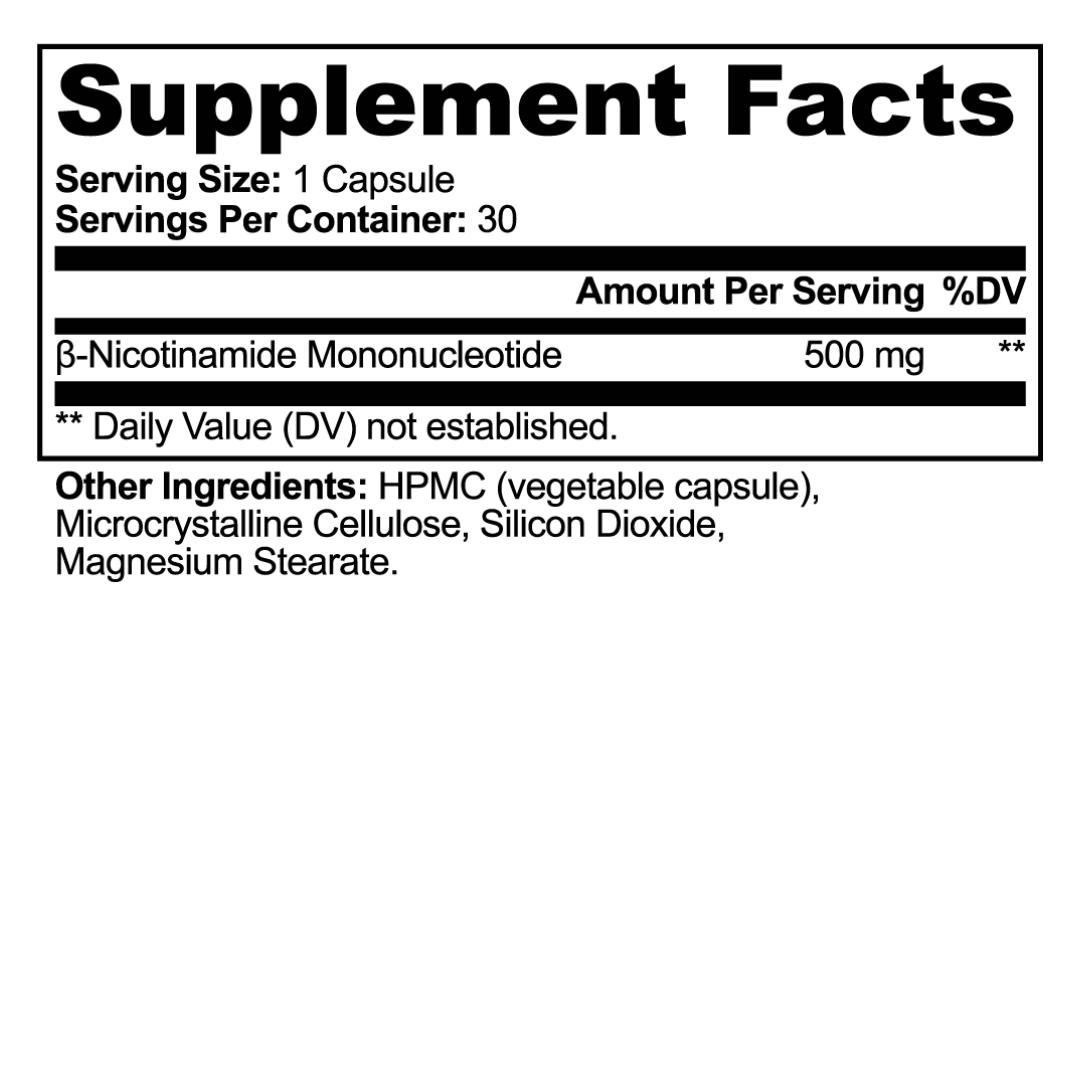 NMN Capsules (NAD+ Booster)